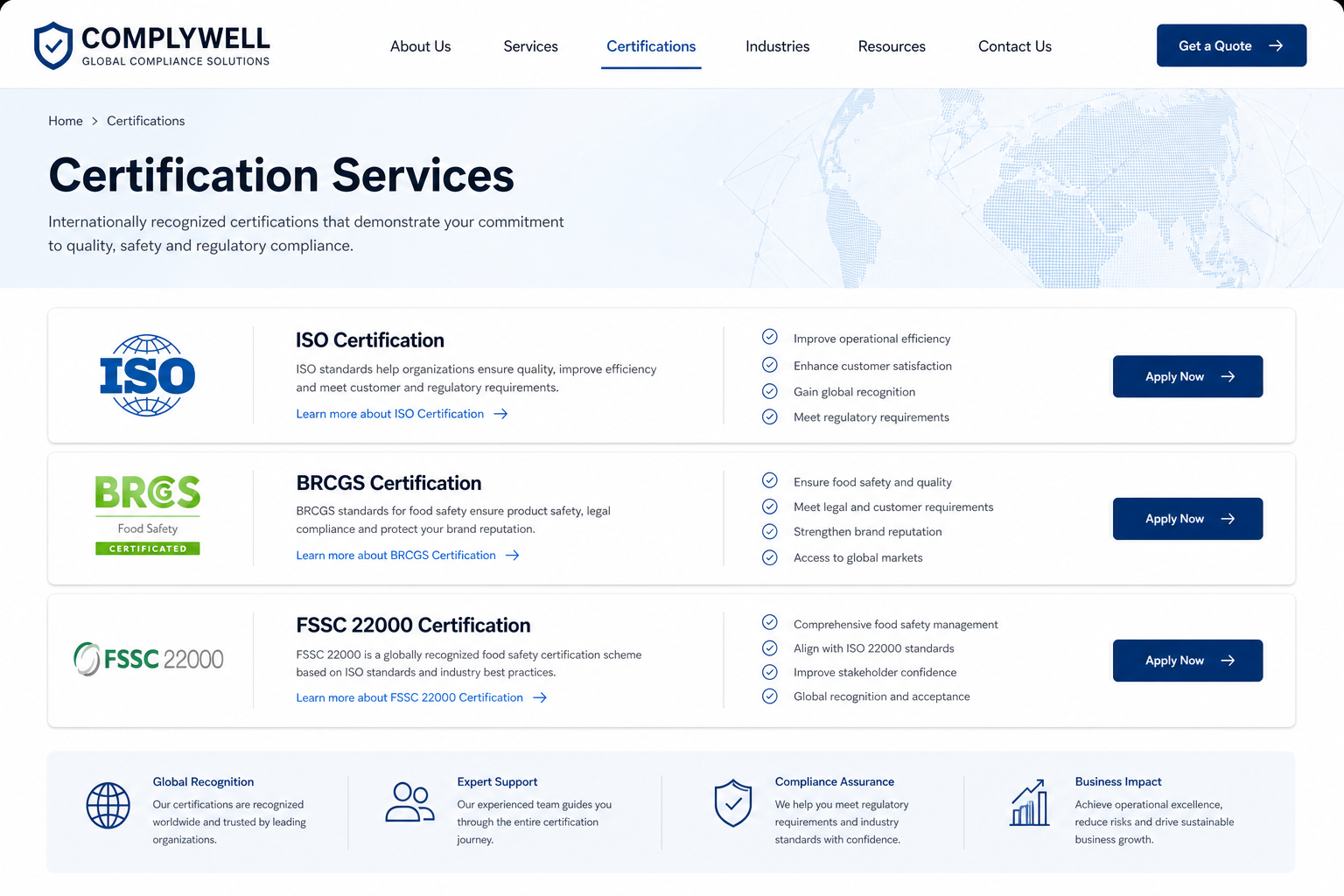 Certification Services