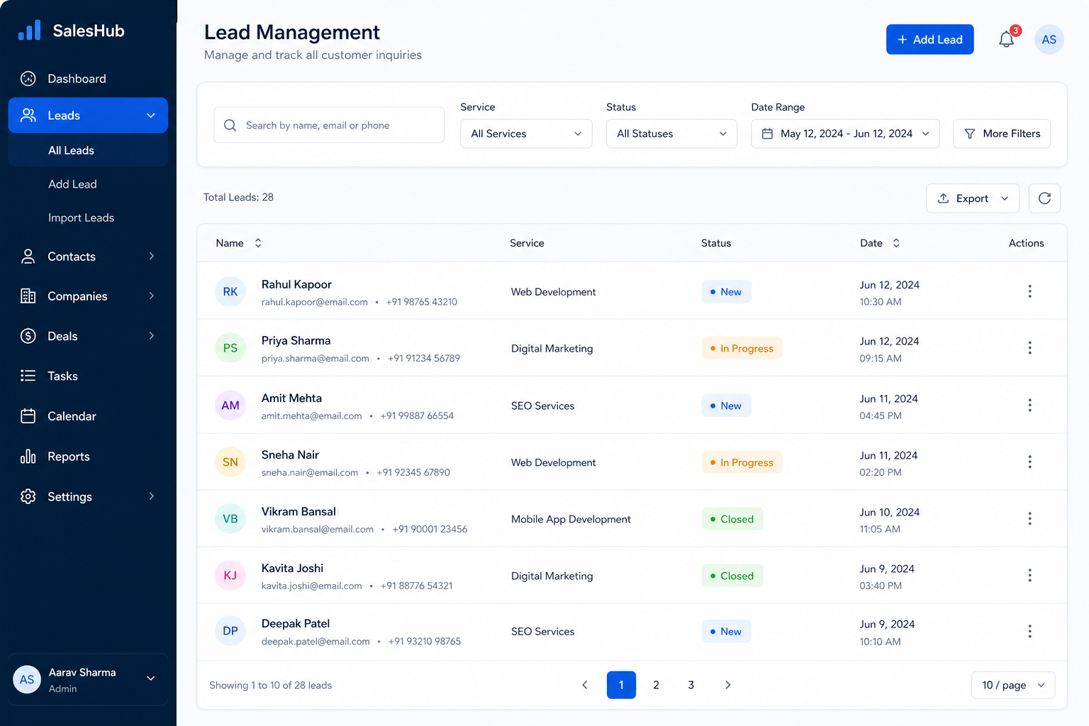 Lead Management