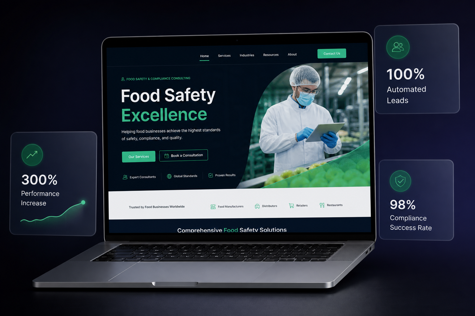 Food Safety & Compliance case study visual